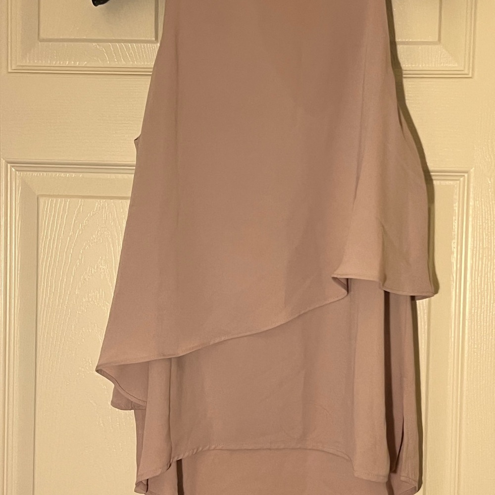 Chic Layered Pink / Tan Top
